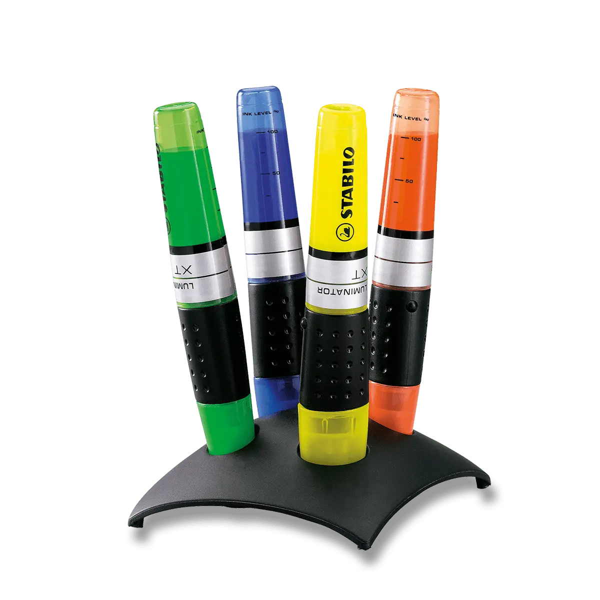 STABILO LUMINATOR - zvýrazňovač - 4 barvy ve stojanu