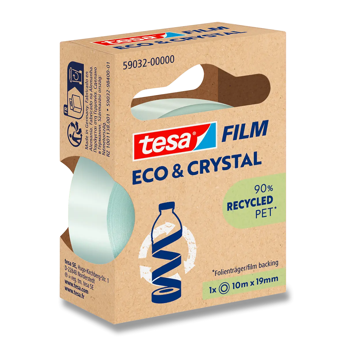 Tesa Eco & Crystal - samolepicí páska - transparentní, 19 mm x