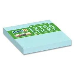 Hopax Stick'n Extra Sticky - samolepicí bloček - 76 × 76 mm, 90 l., pastelově modrý