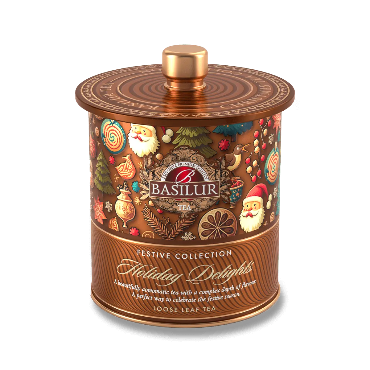 Basilur Fruit Holiday Delights - dárková čajová směs, 75 g