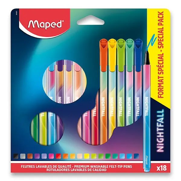 Maped Color'Peps Deco Nightfall - dětské fixy -