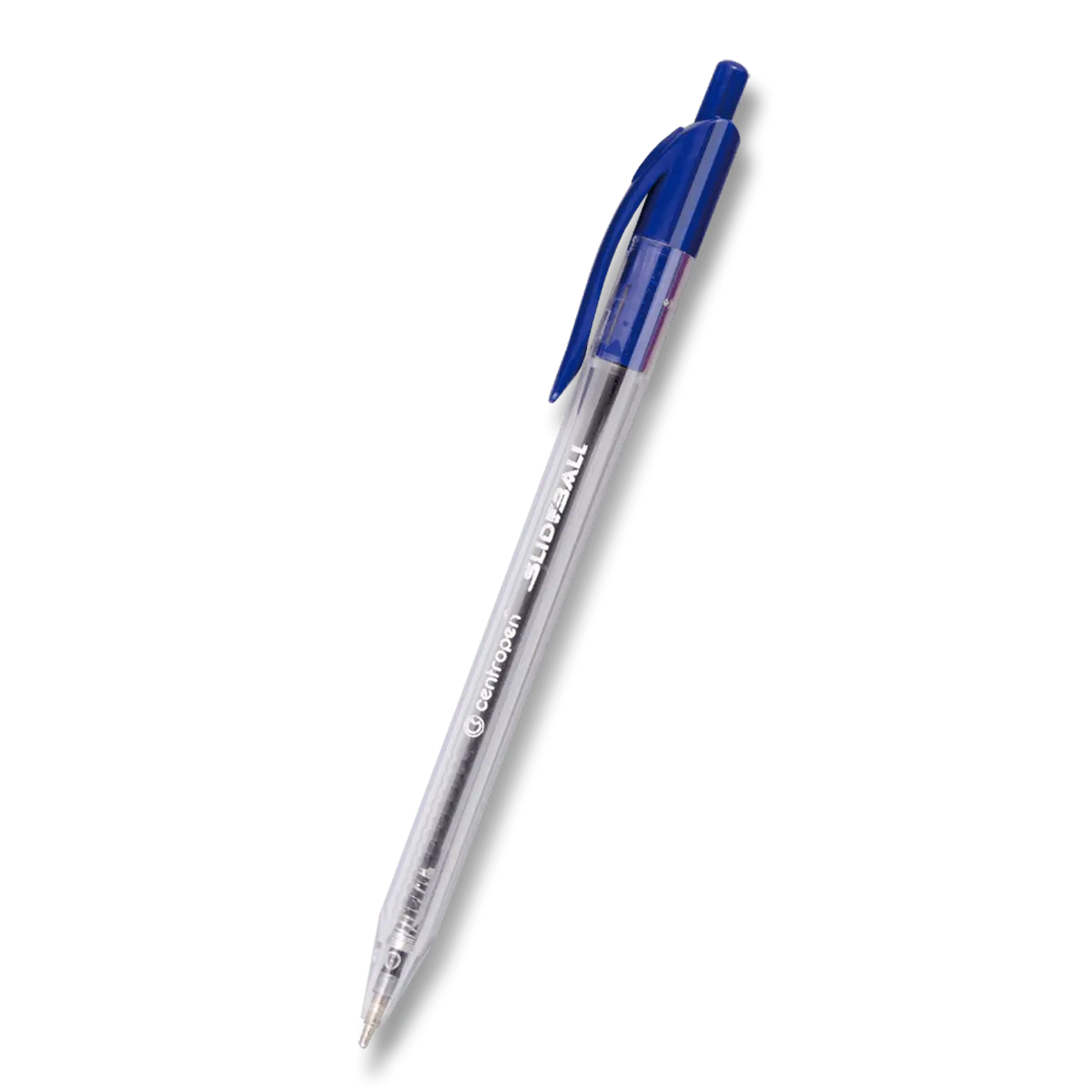 Centropen SlideBall Clicker 2225 - jednorázové kuličkové pero - modrá