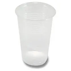 Průhledné plastové kelímky - 0,2 l, 100 ks