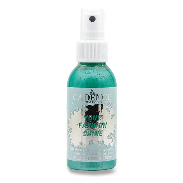 Cadence Your Fashion Shine - barvy na textil - 100 ml, smaragdová