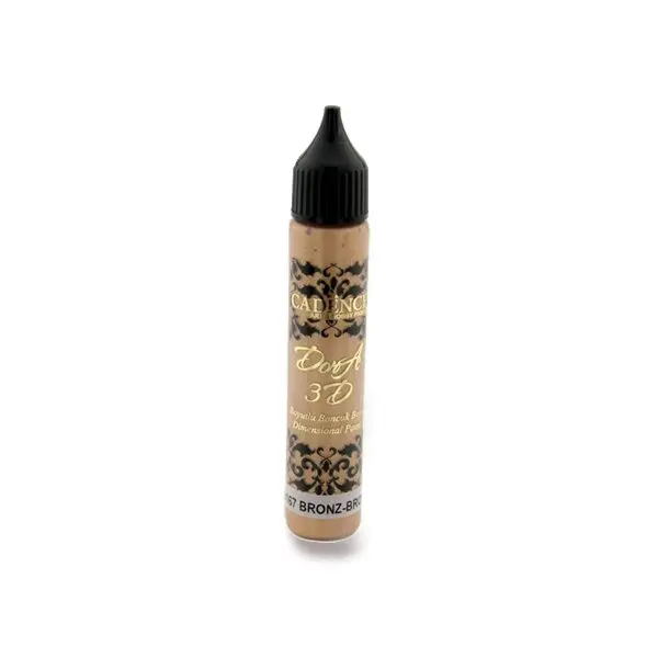 Cadence - metalická kontura - 25 ml, bronzová