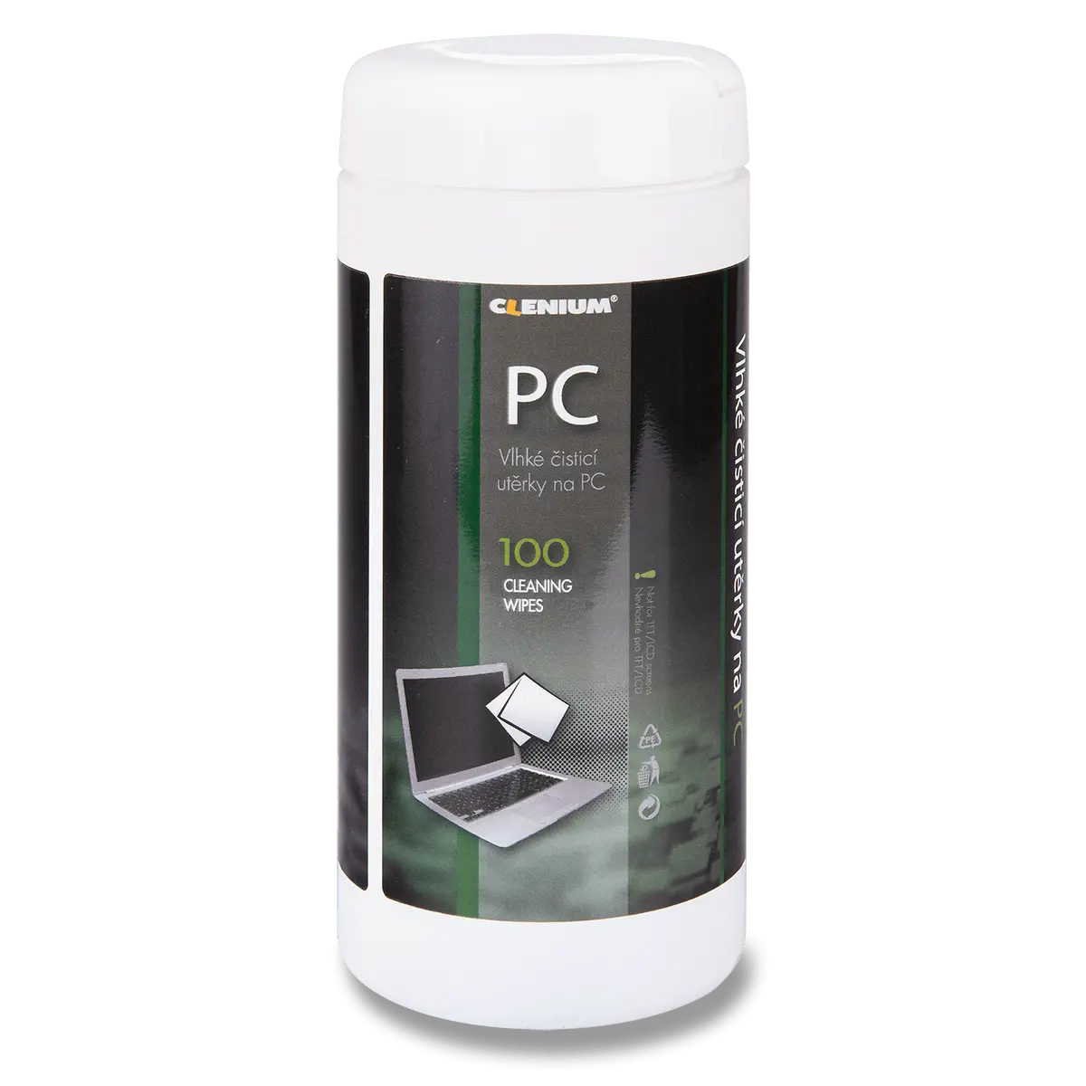 Clenium Cleaning Wipes - vlhké čisticí utěrky na PC - 100 ks