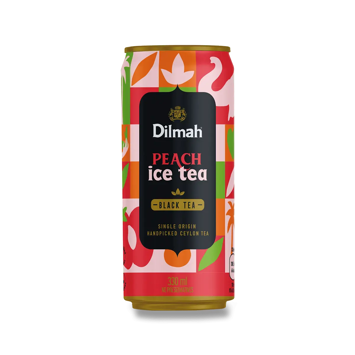 Dilmah - ledový černý čaj - broskev, 330 ml