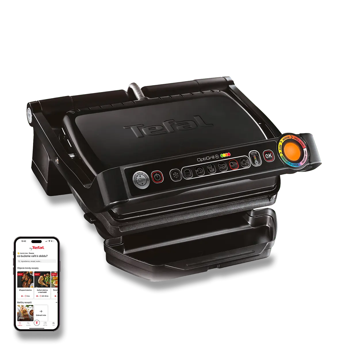 Tefal GC712834 OptiGrill+ - Inteligentní gril