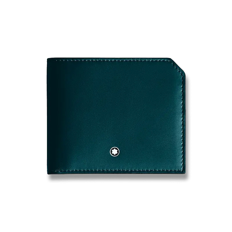 Peněženka Montblanc Meisterstück Soft 6 cc, modrá