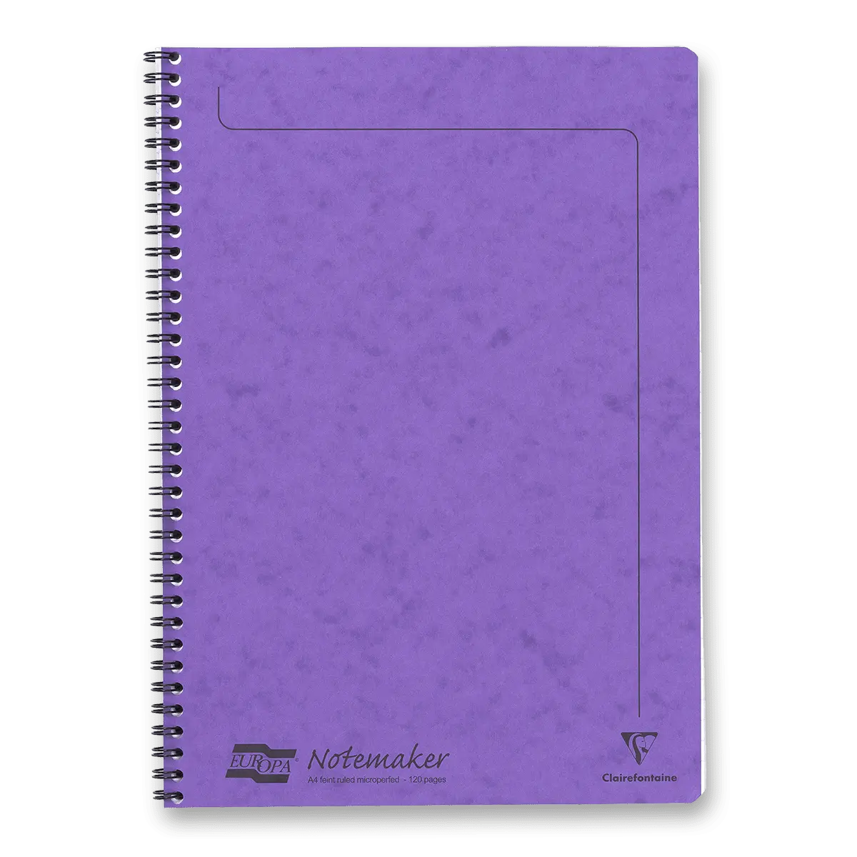 Clairefontaine Europa - kroužkový blok - A4, 60 l., linkovaný, fialový