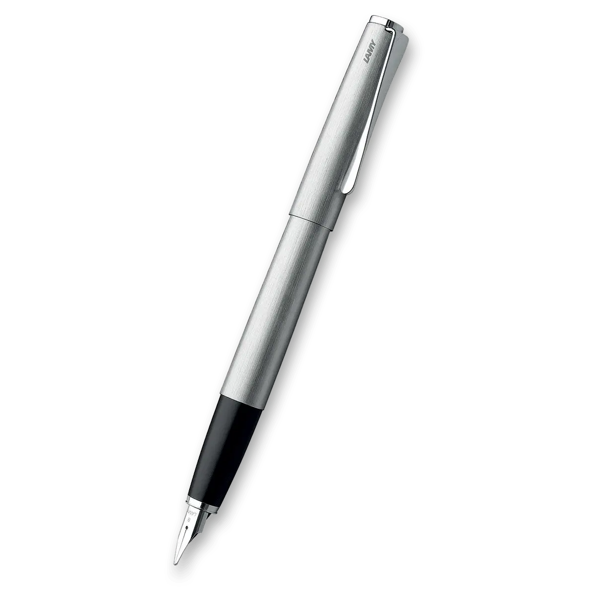 Lamy Studio Brushed Steel - plnicí pero, hrot F