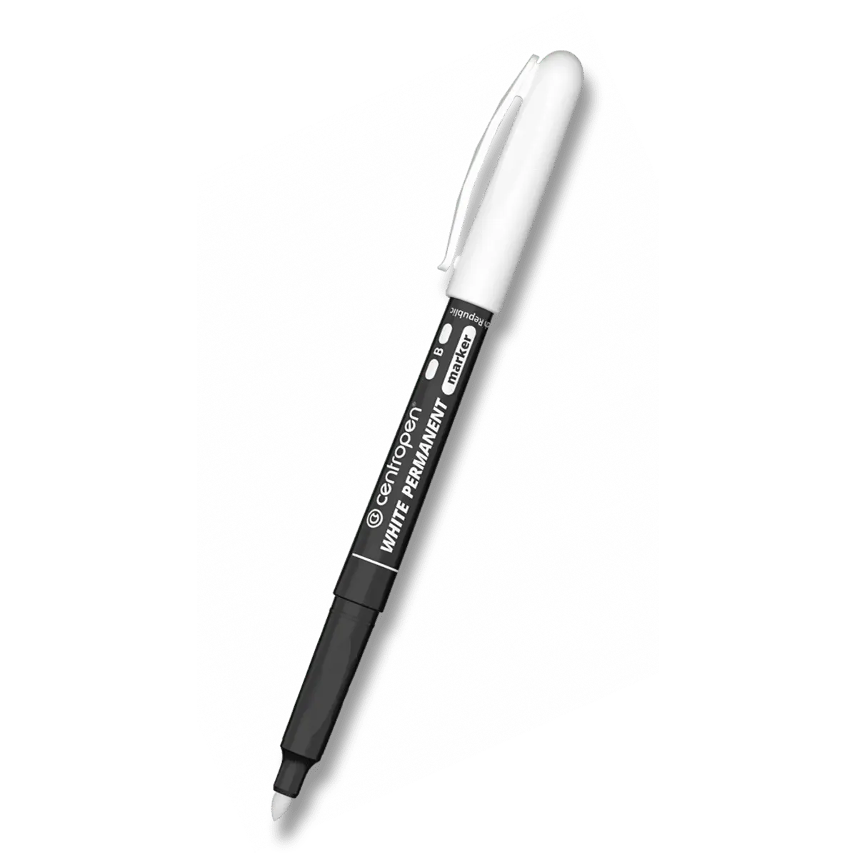 Centropen White Permanent 2687 - permanentní značkovač - bílý