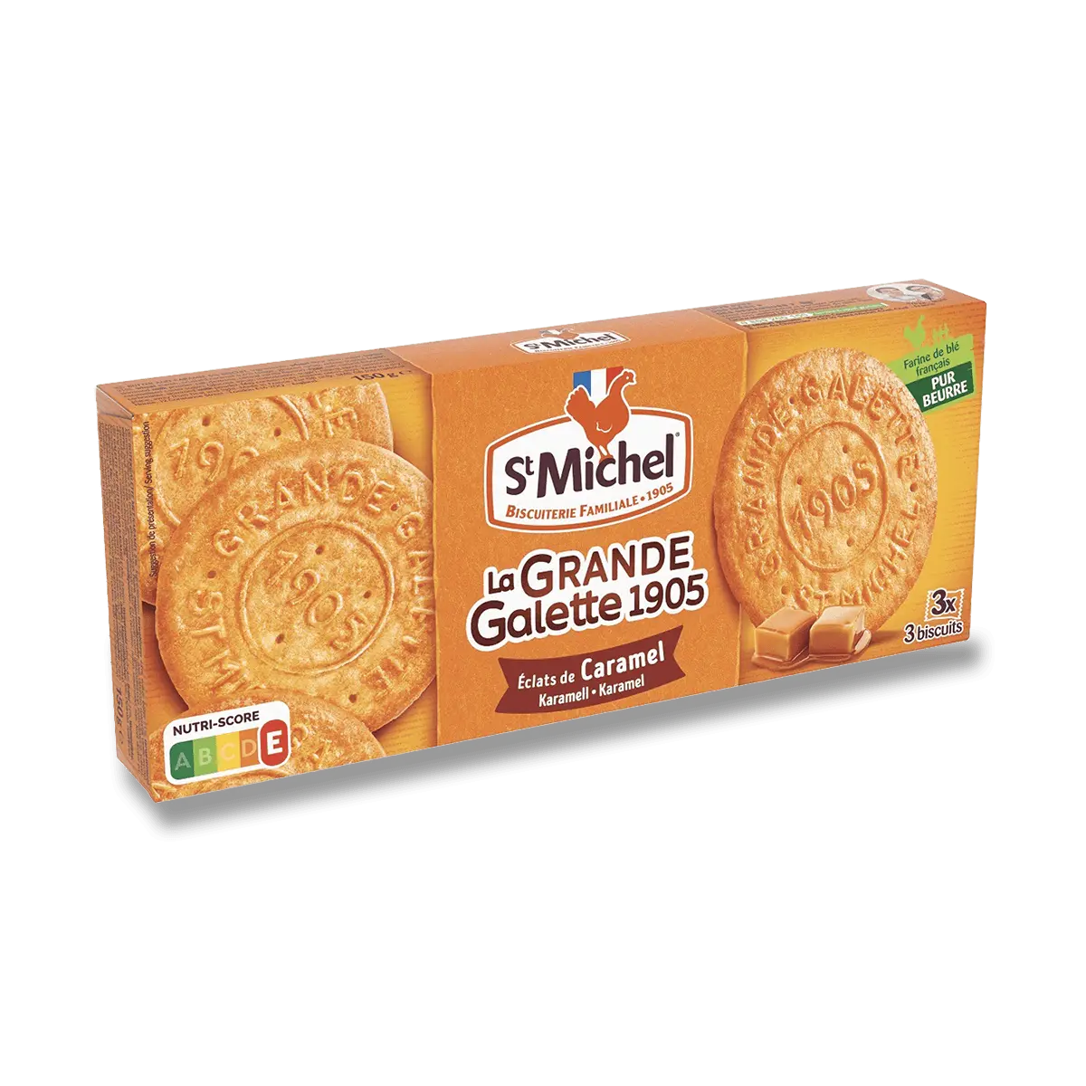 St Michel Grande Gallete - galetky s karamelem - 150 g