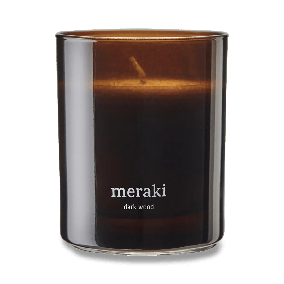 Meraki Dark Wood - vonná svíčka
