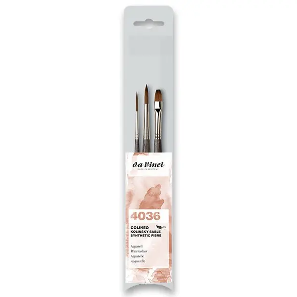 da Vinci Colineo Synthetics - sada štětců - 3 ks, souprava