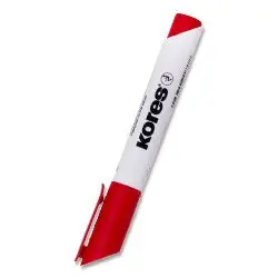 Popisovač K-MARKER na bílé tabule a flip charty, kulatý hrot 3 mm, červe