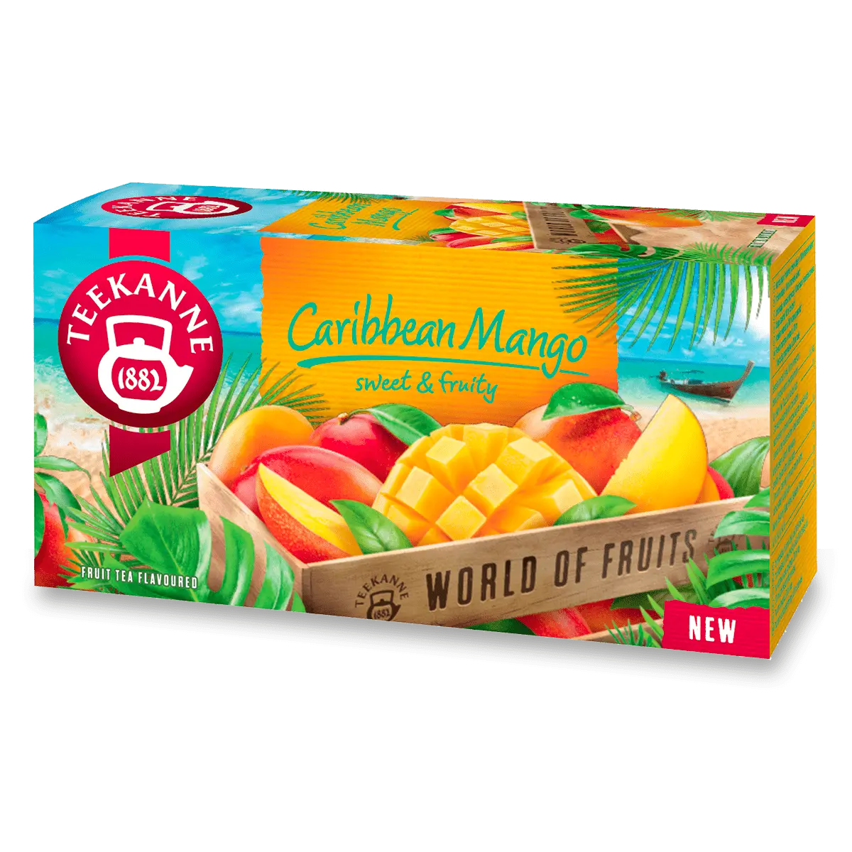 TEEKANNE Caribbean mango ovocný čaj 20 sáčků