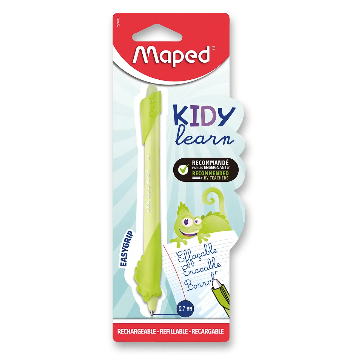 Maped Kidy Learn Magic Chameleon - gumovací pero - chameleon