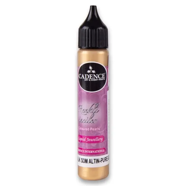 Cadence - tekuté perly - 25 ml, zlatá
