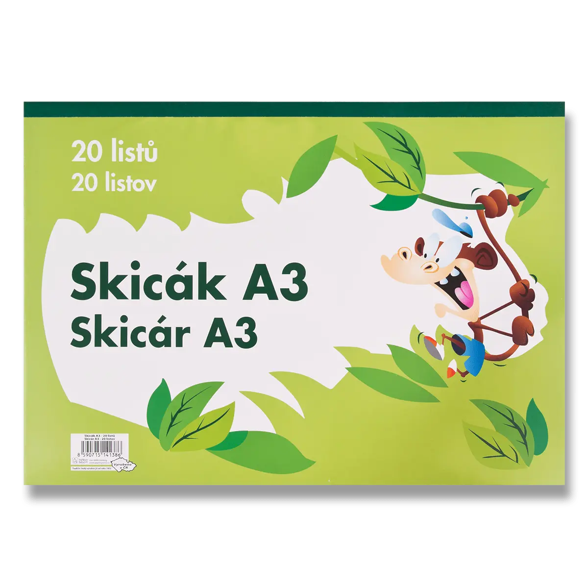 Skicák A3 - 140 g, 20 listů