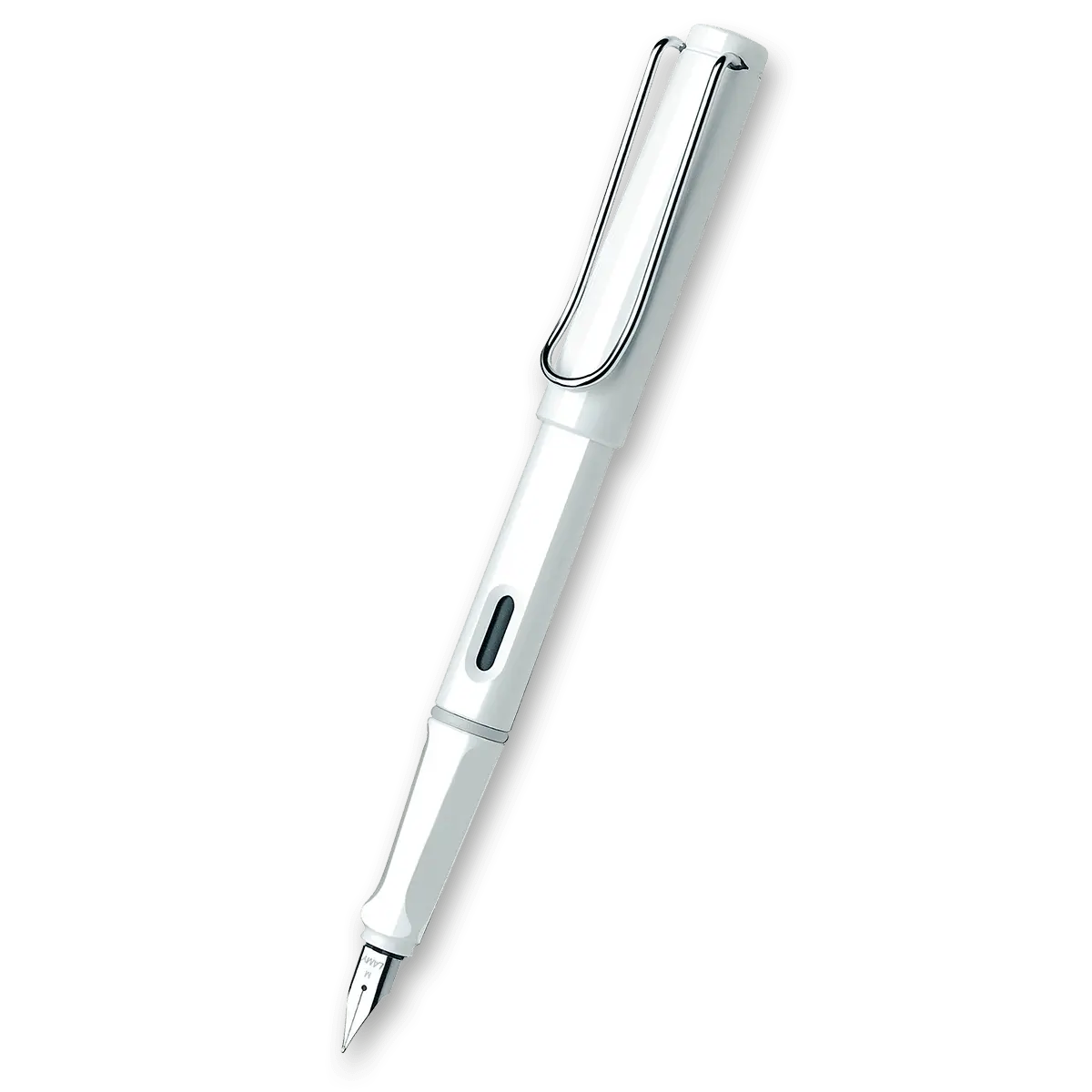 Lamy Safari Shiny White - plnicí pero, hrot M