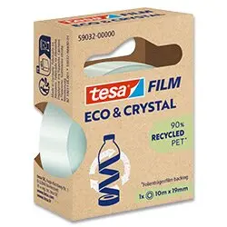 Tesa Eco & Crystal - samolepicí páska - transparentní, 19 mm x