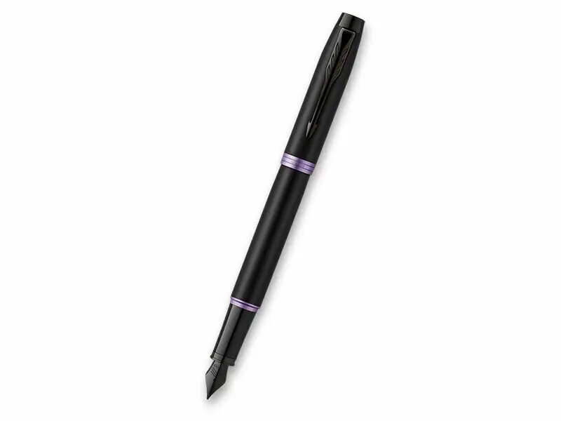 Parker IM Vibrant Rings Amethyst Purple - plnicí pero hrot F - outlet