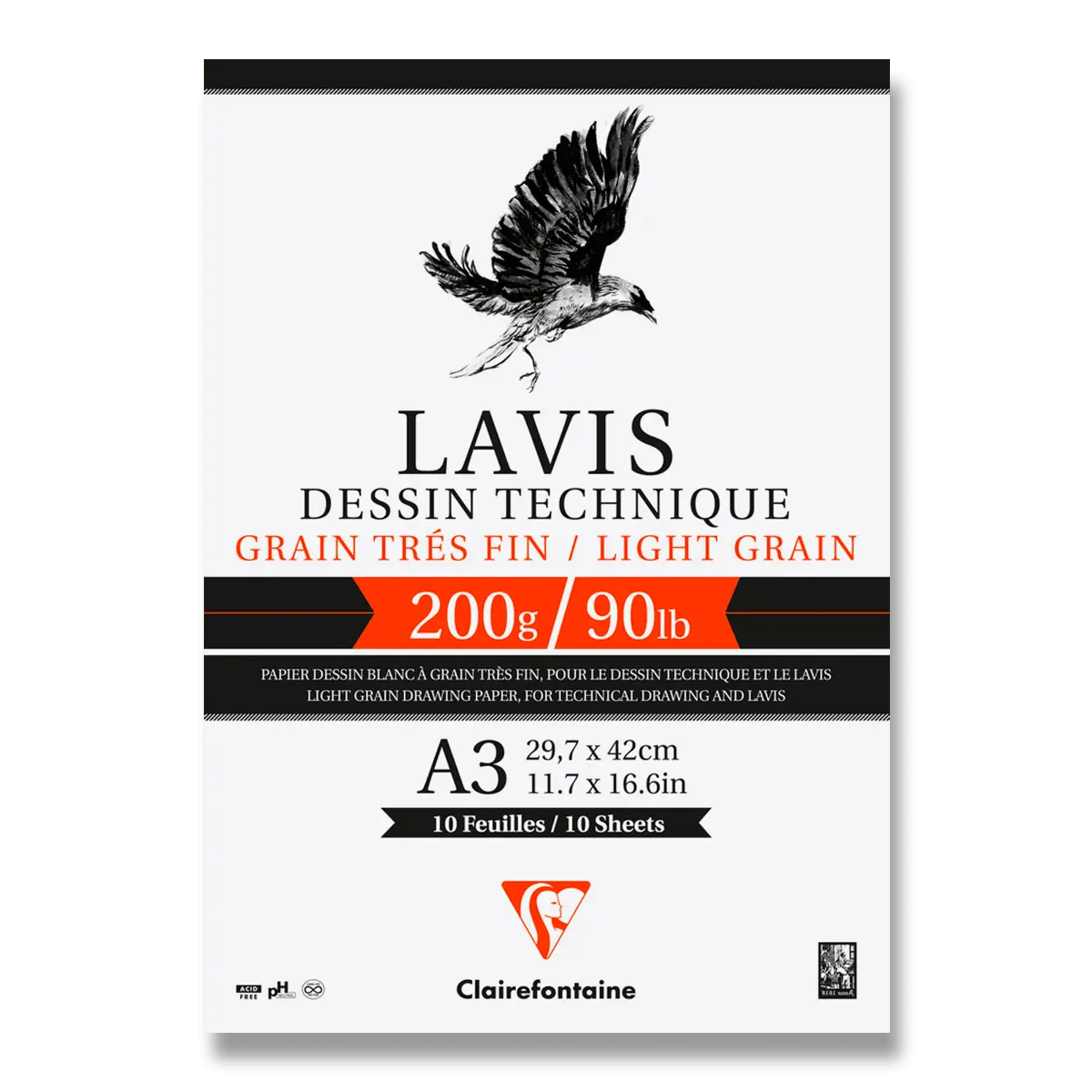 CF Lavis Technical drawing - blok - A3, 200 g, 10 listů