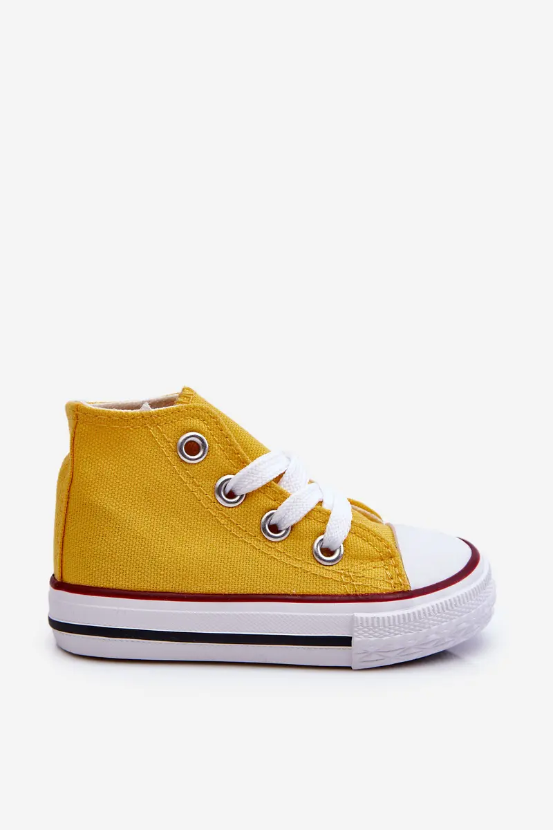 Dětské vysoké tenisky Filemon žluté - Sweet Shoes 32