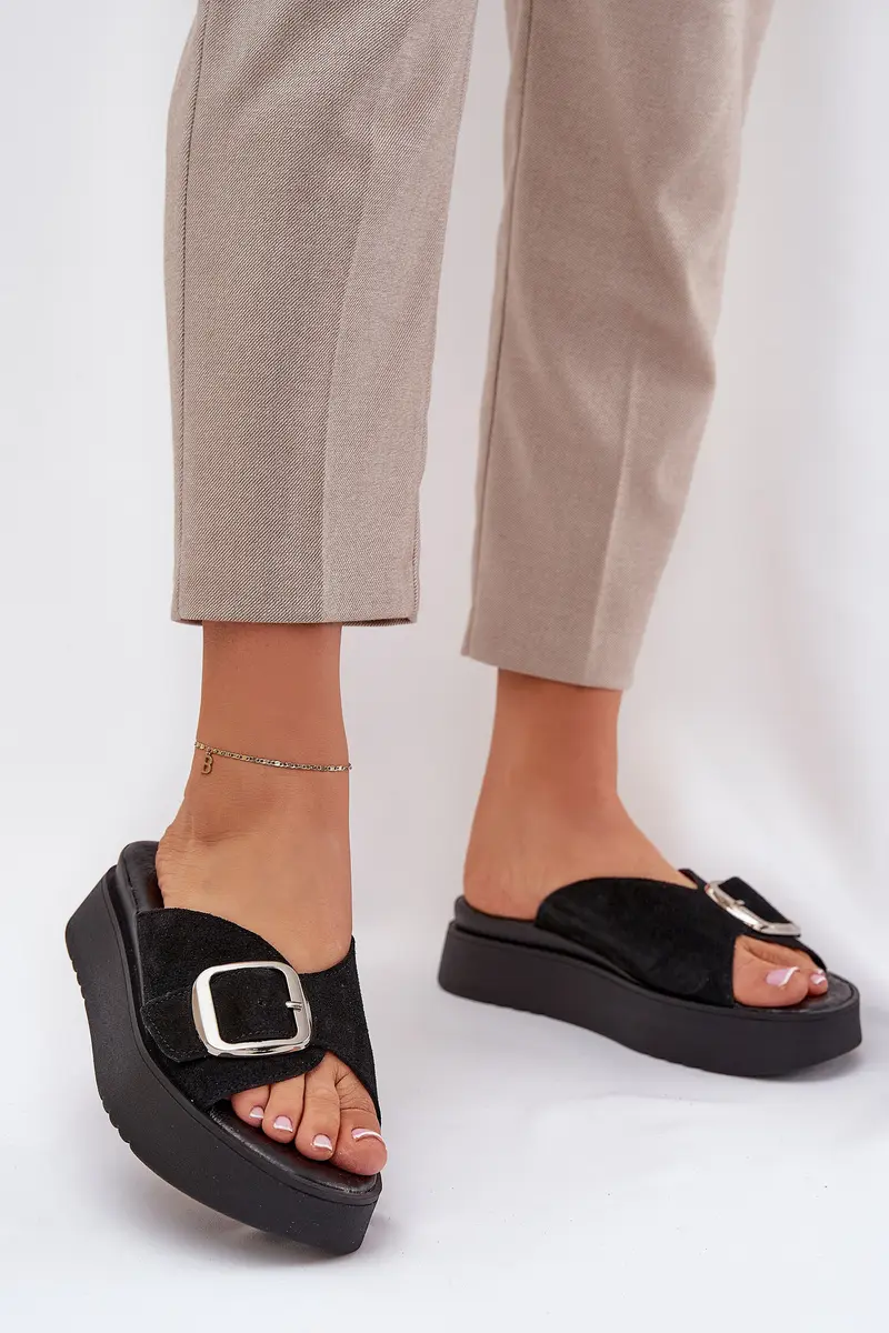 Klapky na platformě model 211970 Step in style