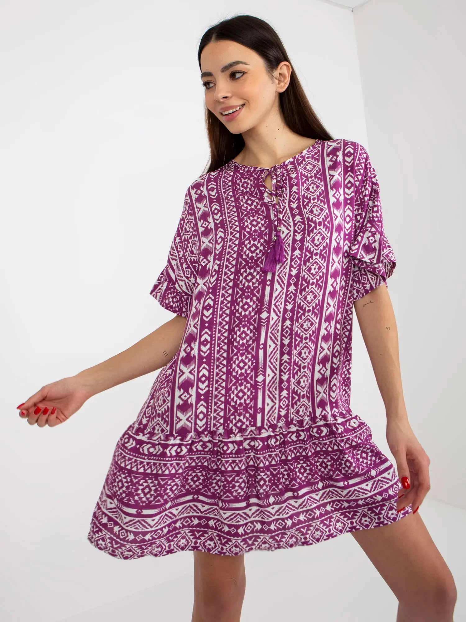 Dámské šaty D73771M30306C Sublevel Barva: