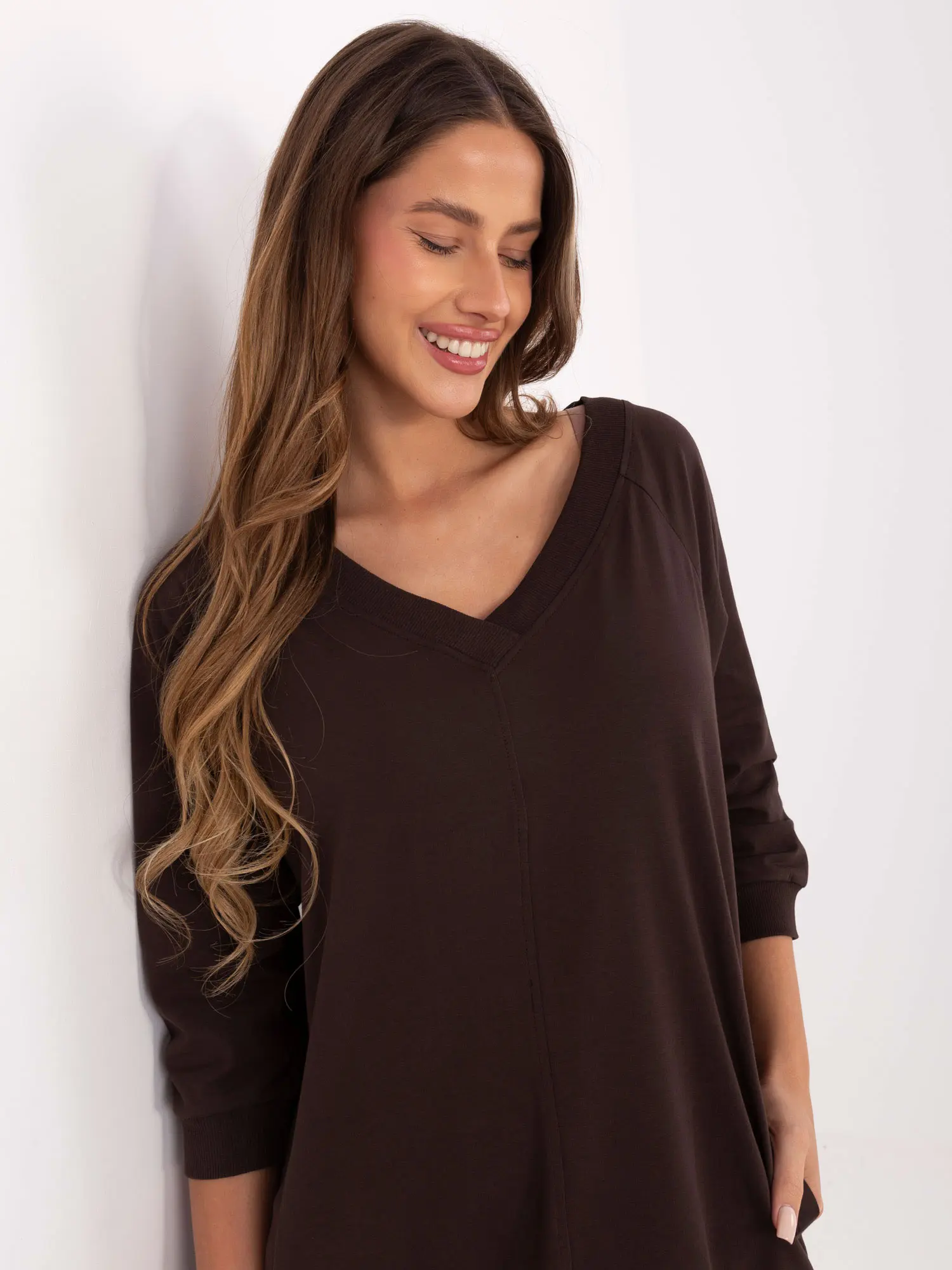 Dress-RV-SK-7203.35P-dark brown