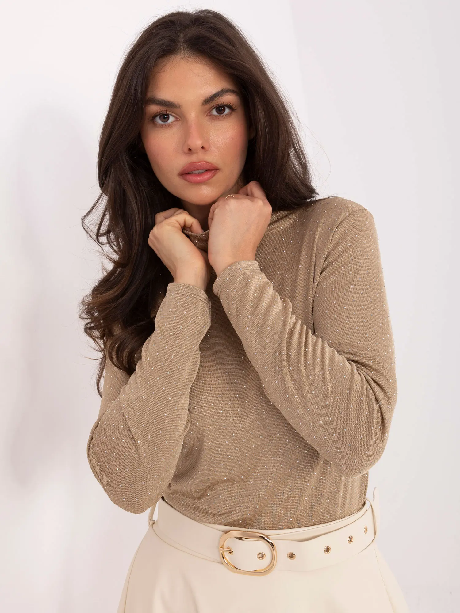 Blouse-IT-BZ-15368-1.04-dark beige