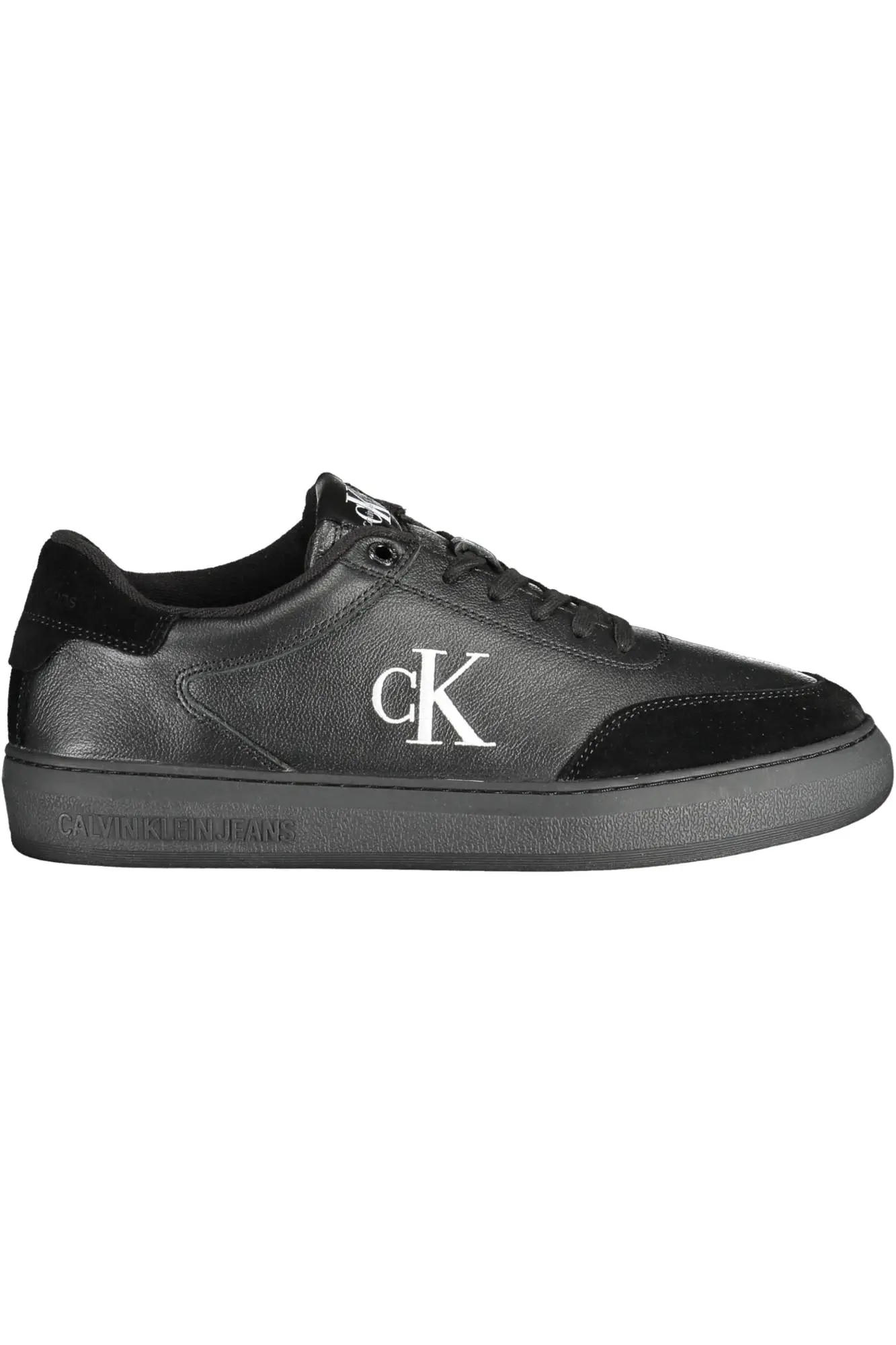 Černé pánské kožené tenisky Calvin Klein Jeans