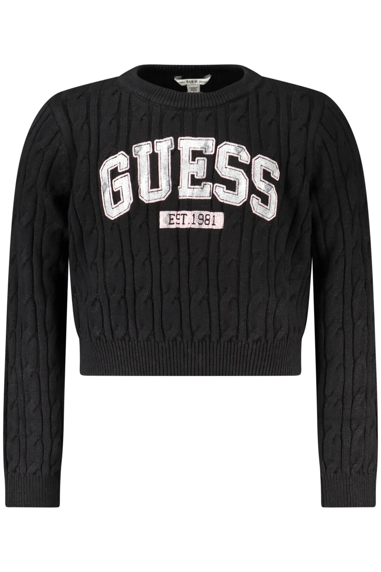 Černý dívčí svetr GUESS