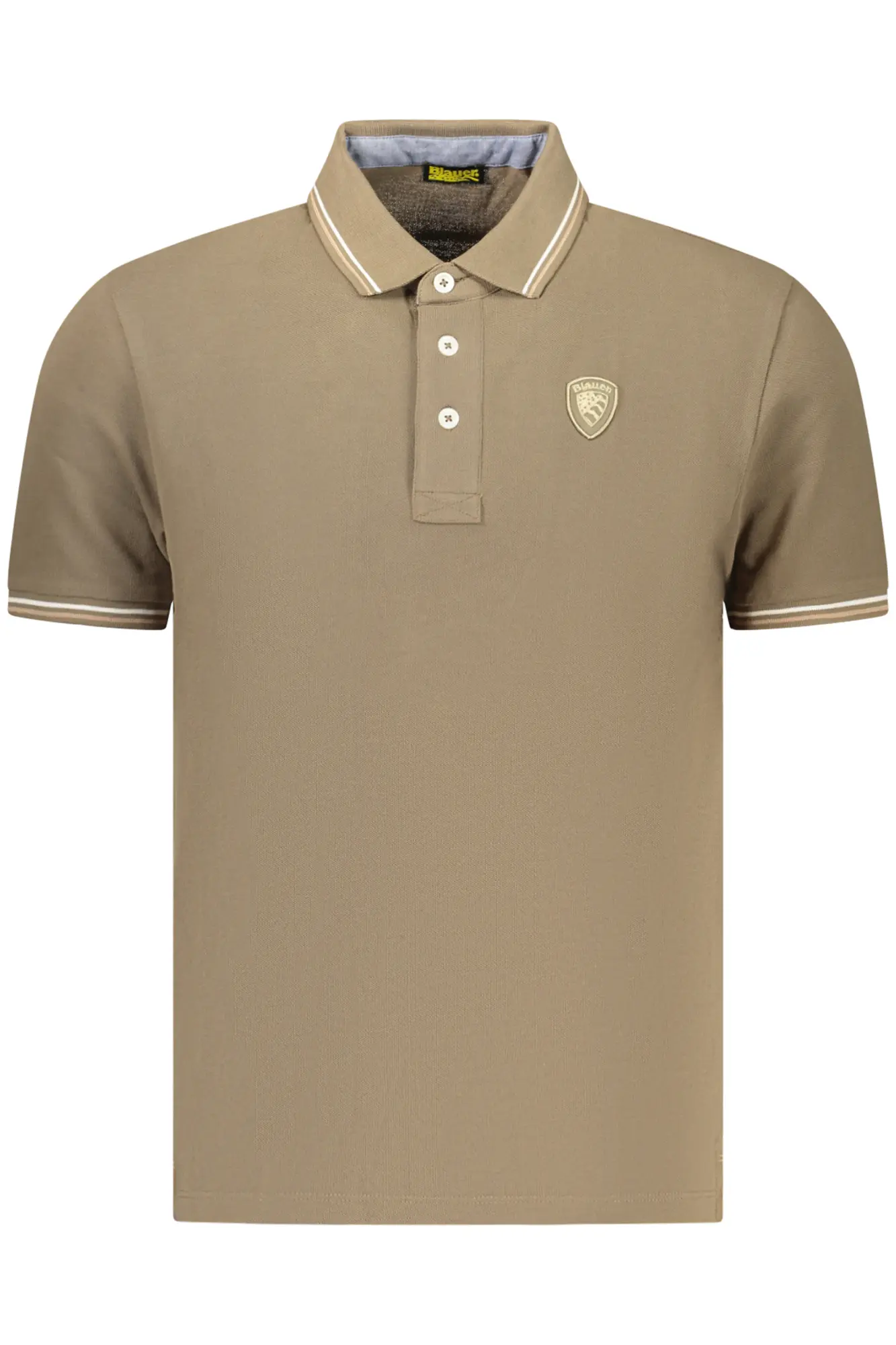 Blauer pánské polo triko, zelené