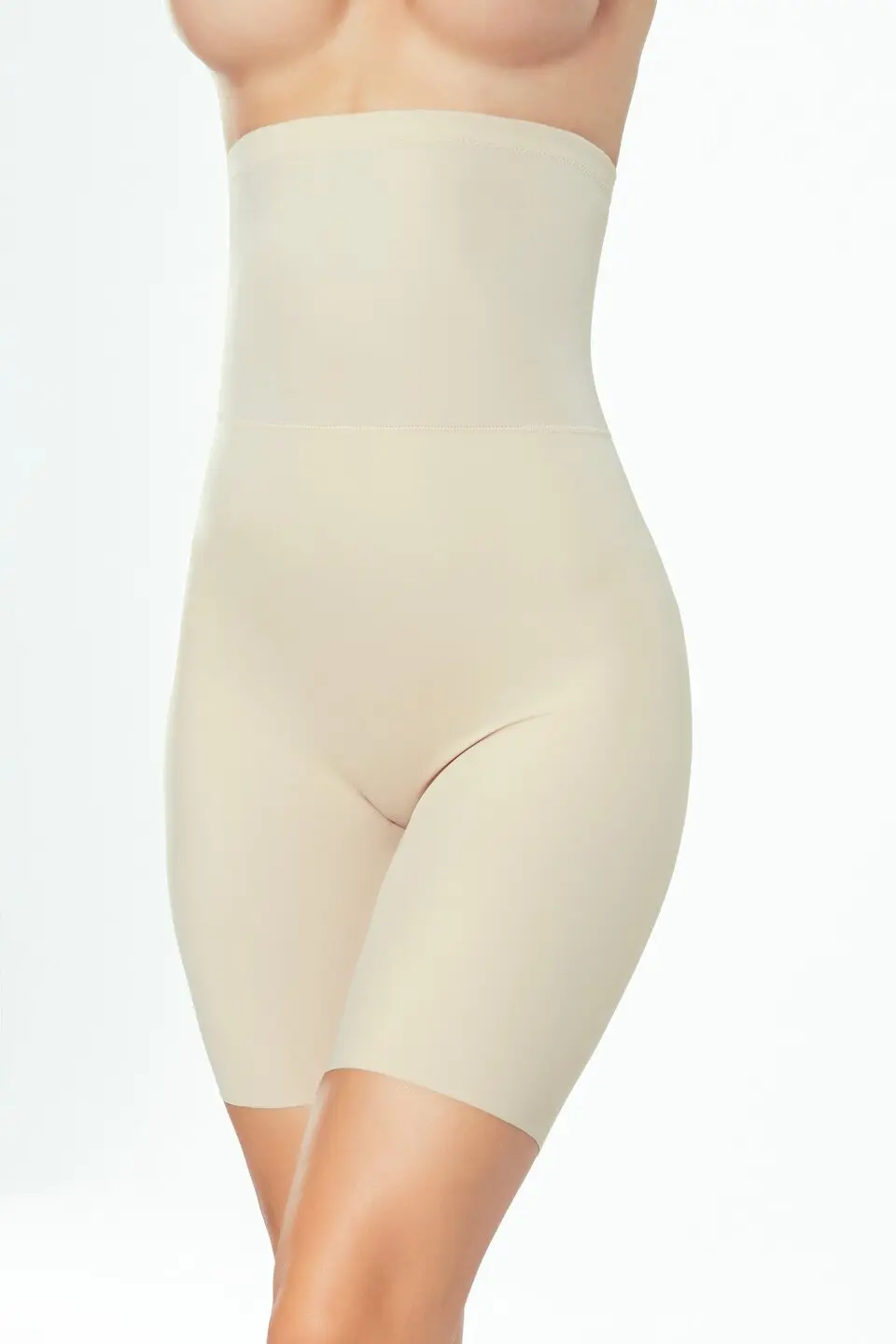 Plus size béžové podvazkové kalhotky Eldar Vlata