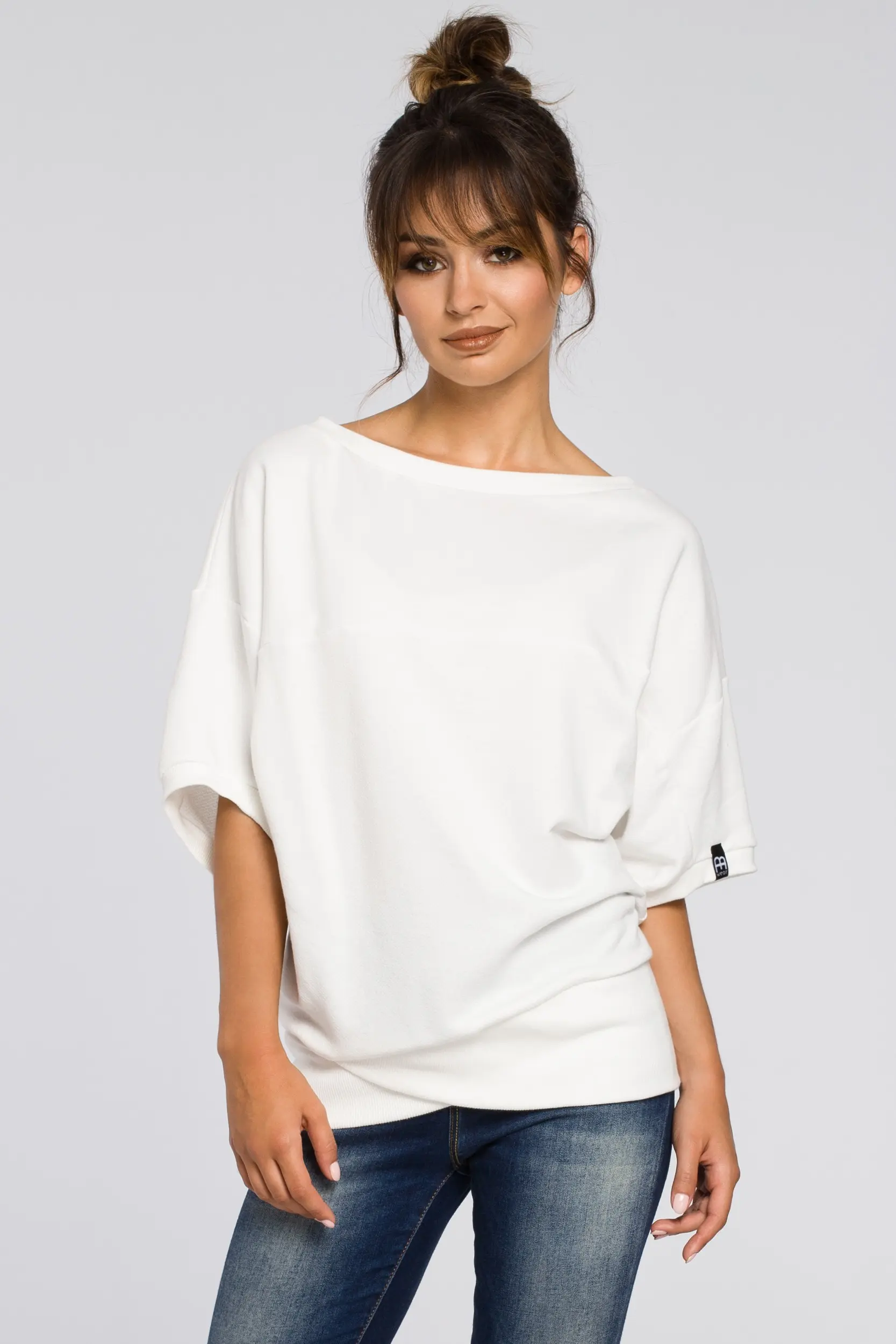 Dámská halenka B048 ecru - BeWear L/XL