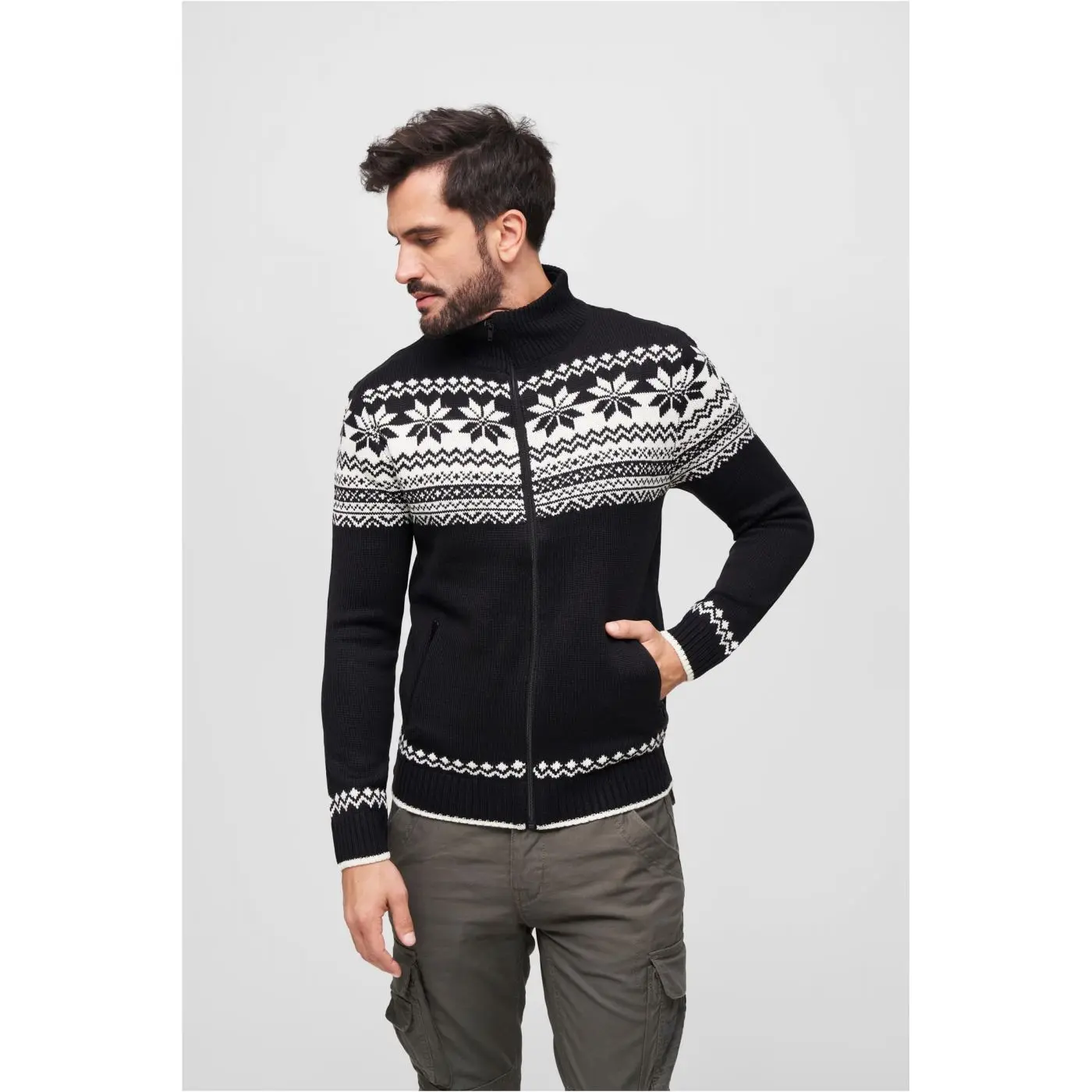 Pánský svetr Brandit Cardigan Norweger