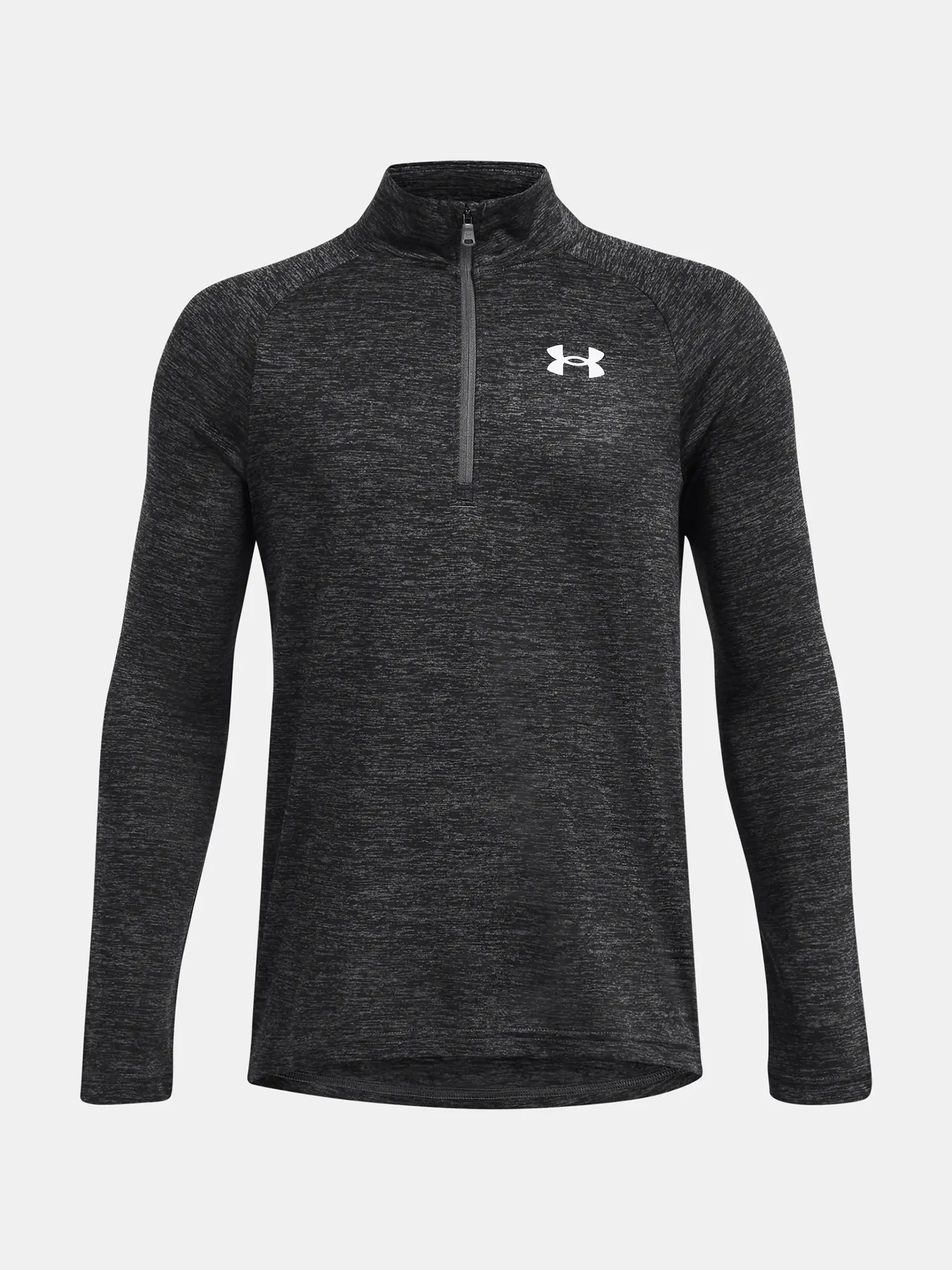 Chlapecké tričko Under Armour UA Tech 2.0 1/2 Zip-GRY - Kluci