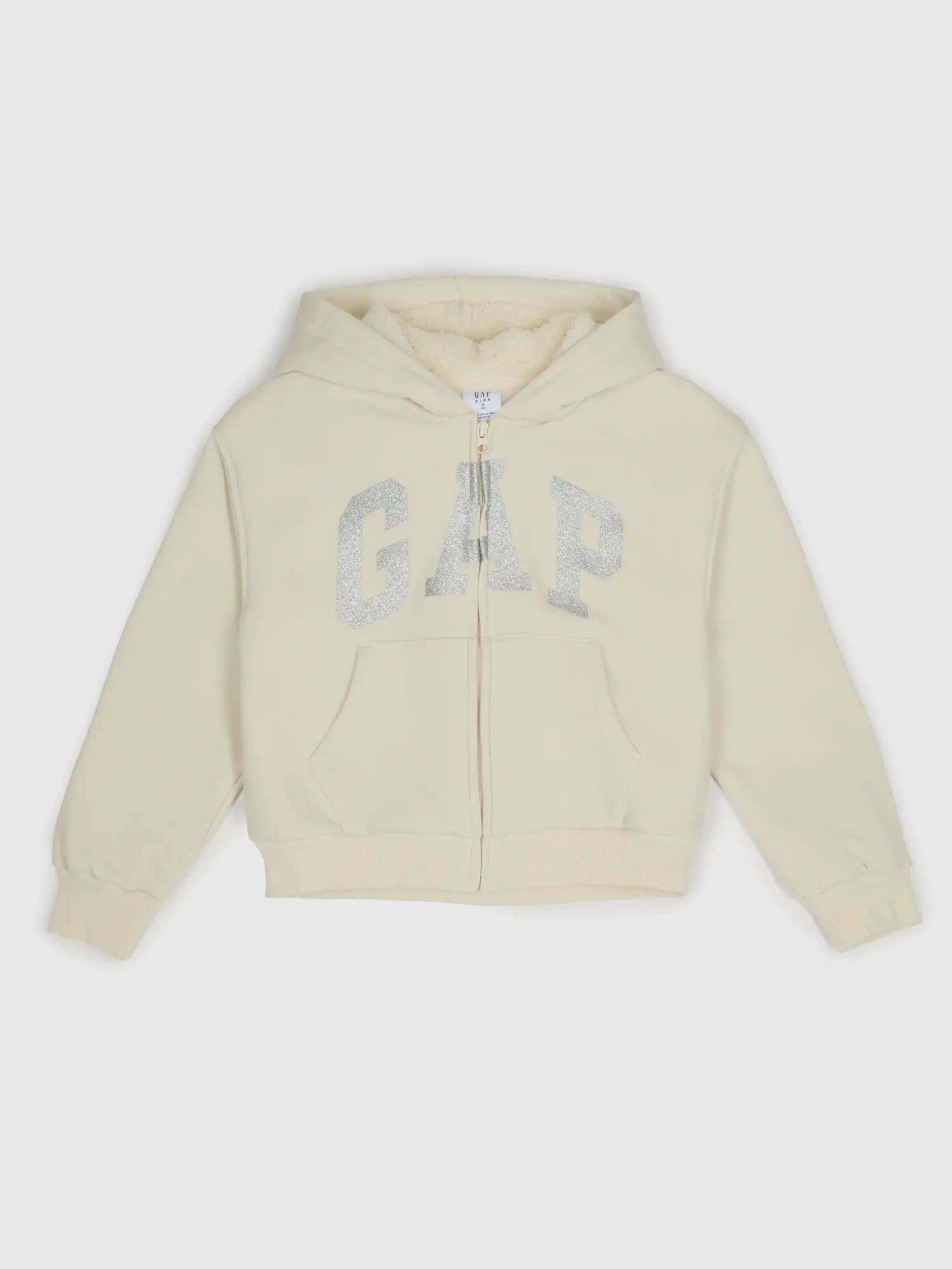 GAP Dětská zateplená sherpa mikina - Holky