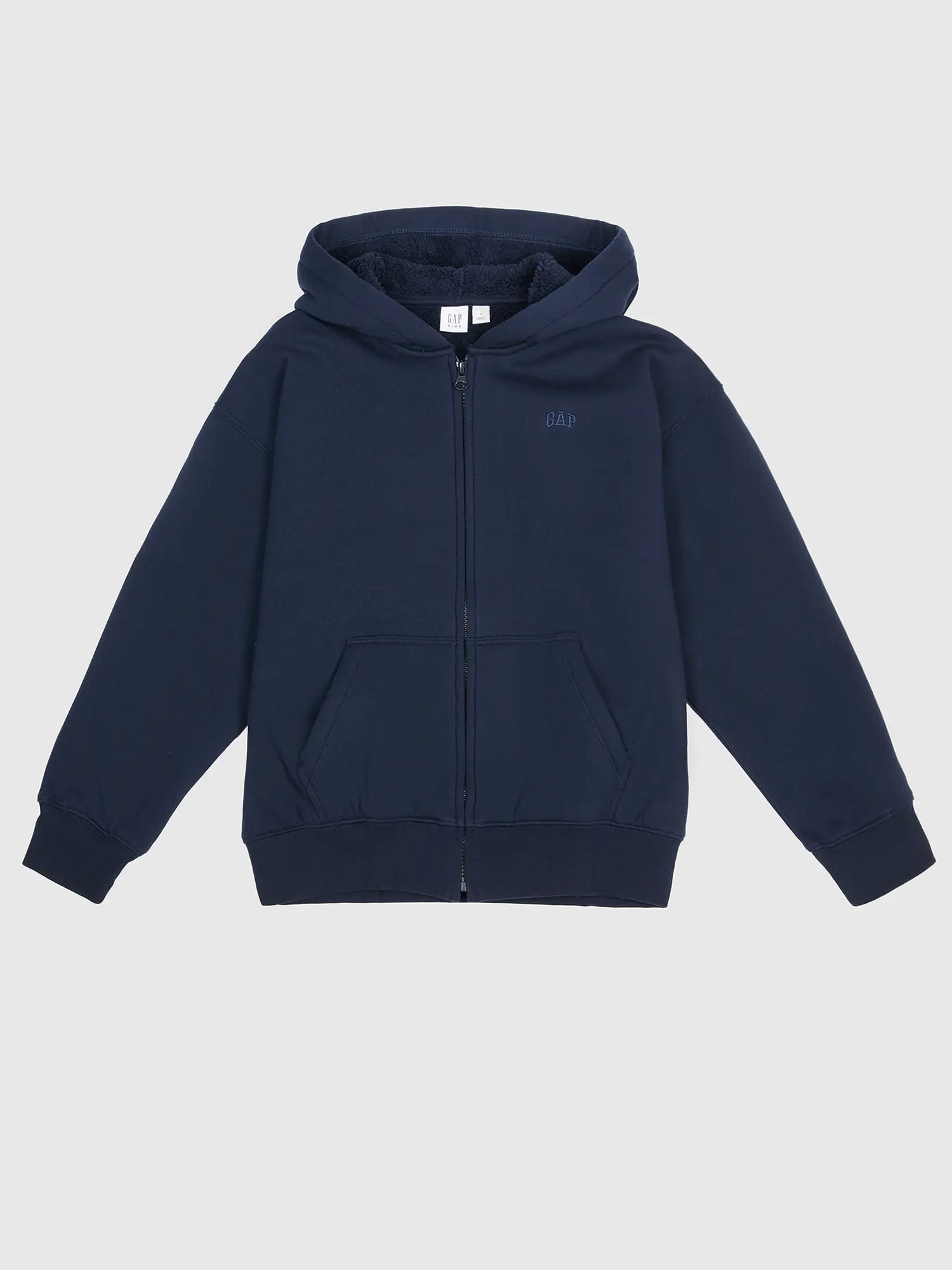 GAP Dětská zateplená sherpa mikina - Kluci