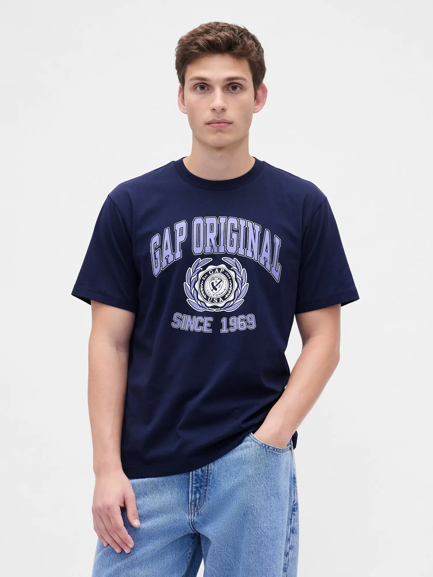 GAP Pánské Tričko Everyday Soft 797716-01 Velikost: