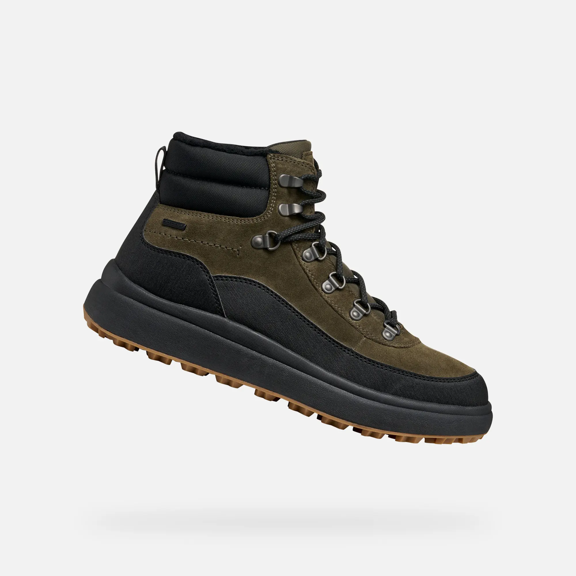 Khaki pánská kotníková obuv Geox Granito + Grip B A - Pánské