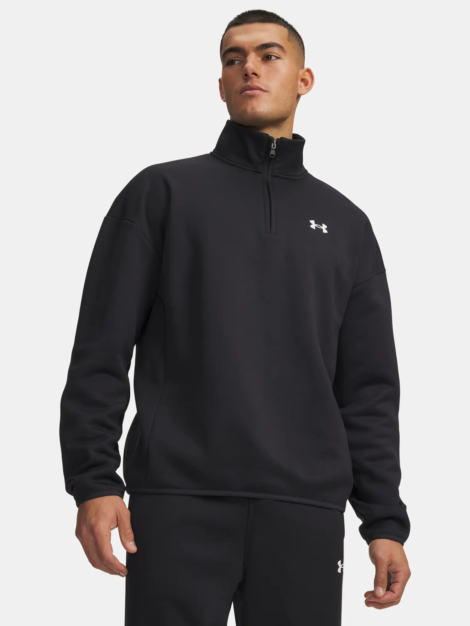 Pánská mikina UA Armour Fleece s 1/4 zipem