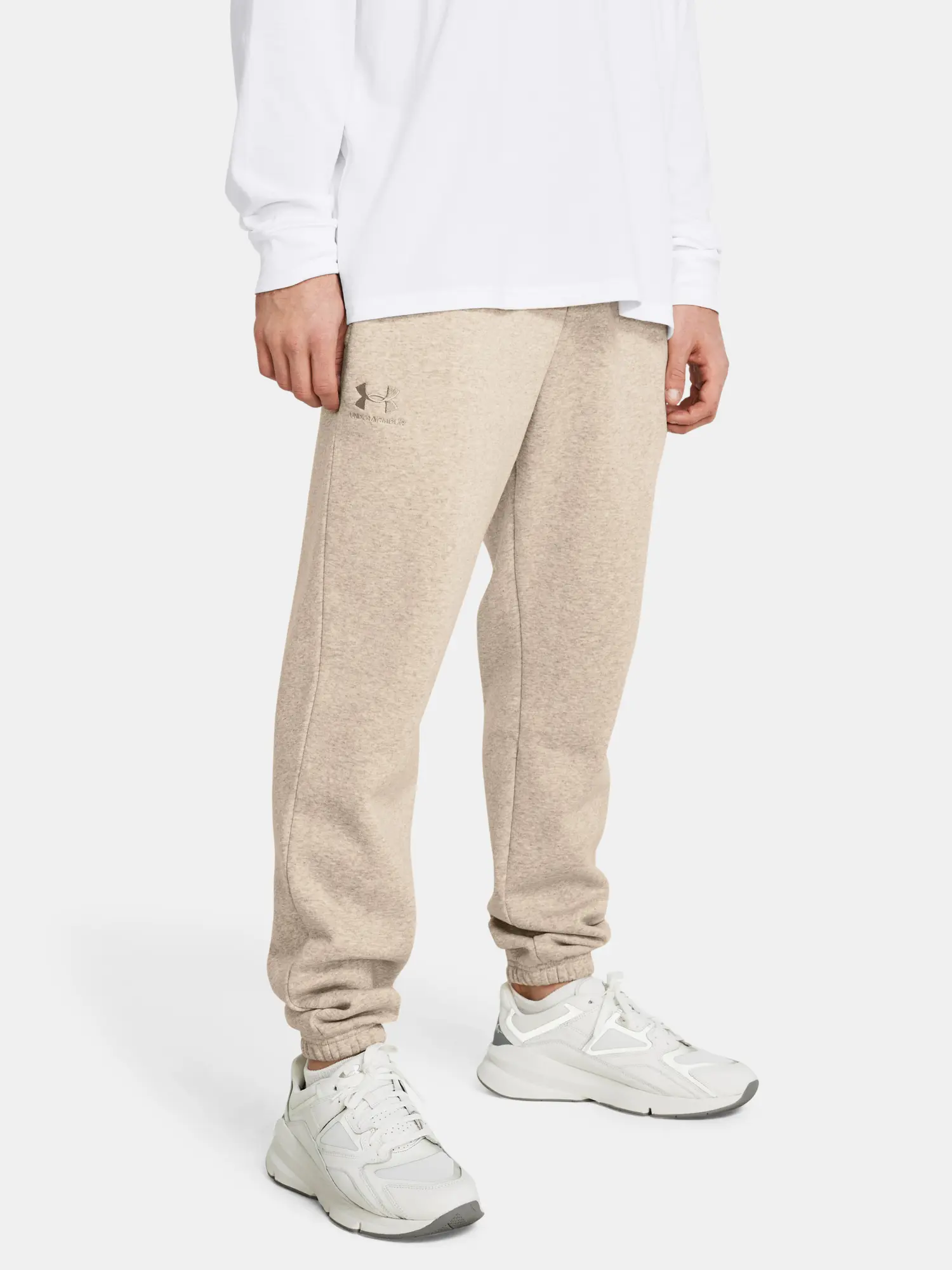 Under Armour Tepláky UA Essential Fleece Jogger-BRN - Pánské