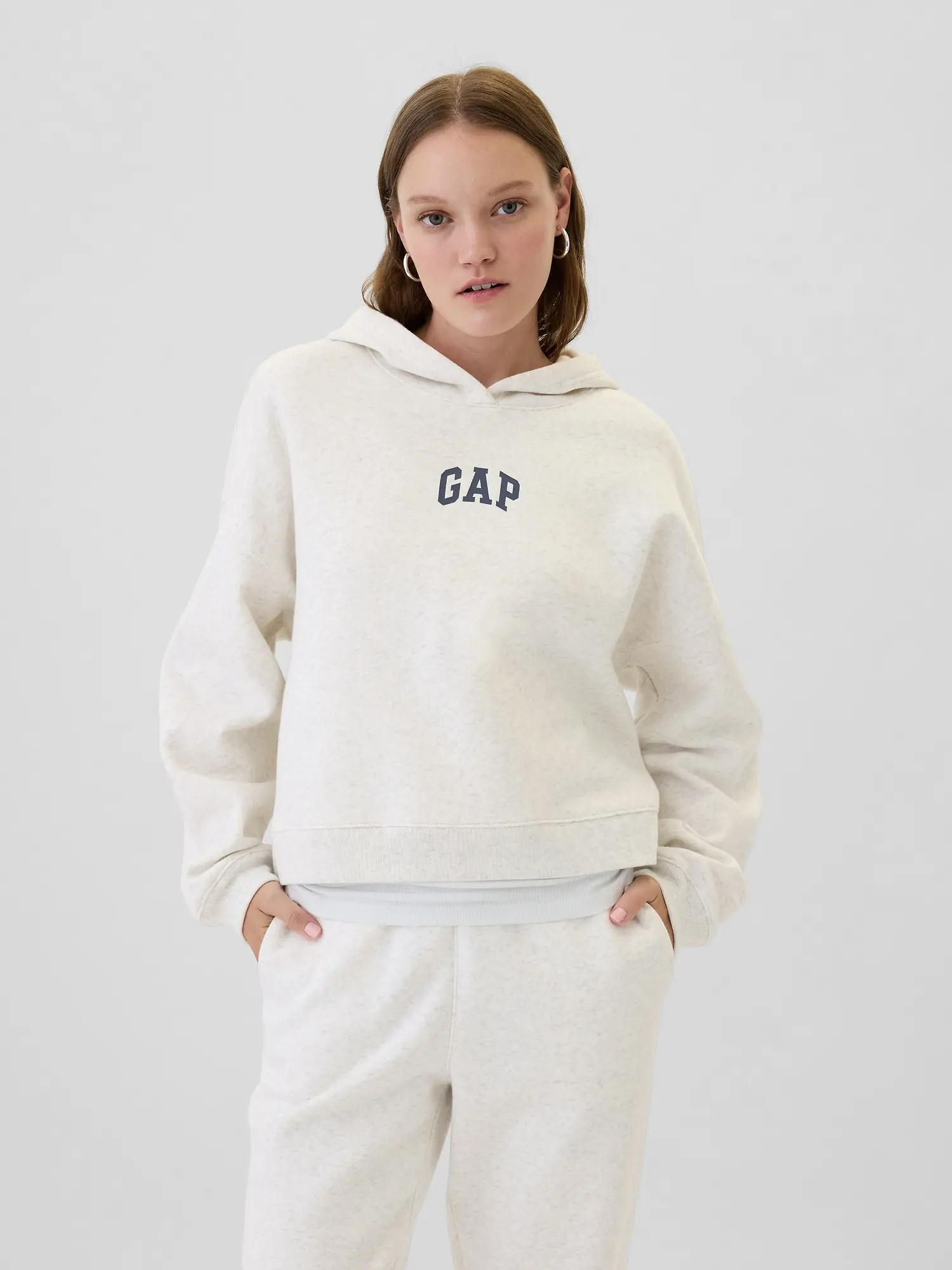 GAP Crop mikina s logem - Dámské