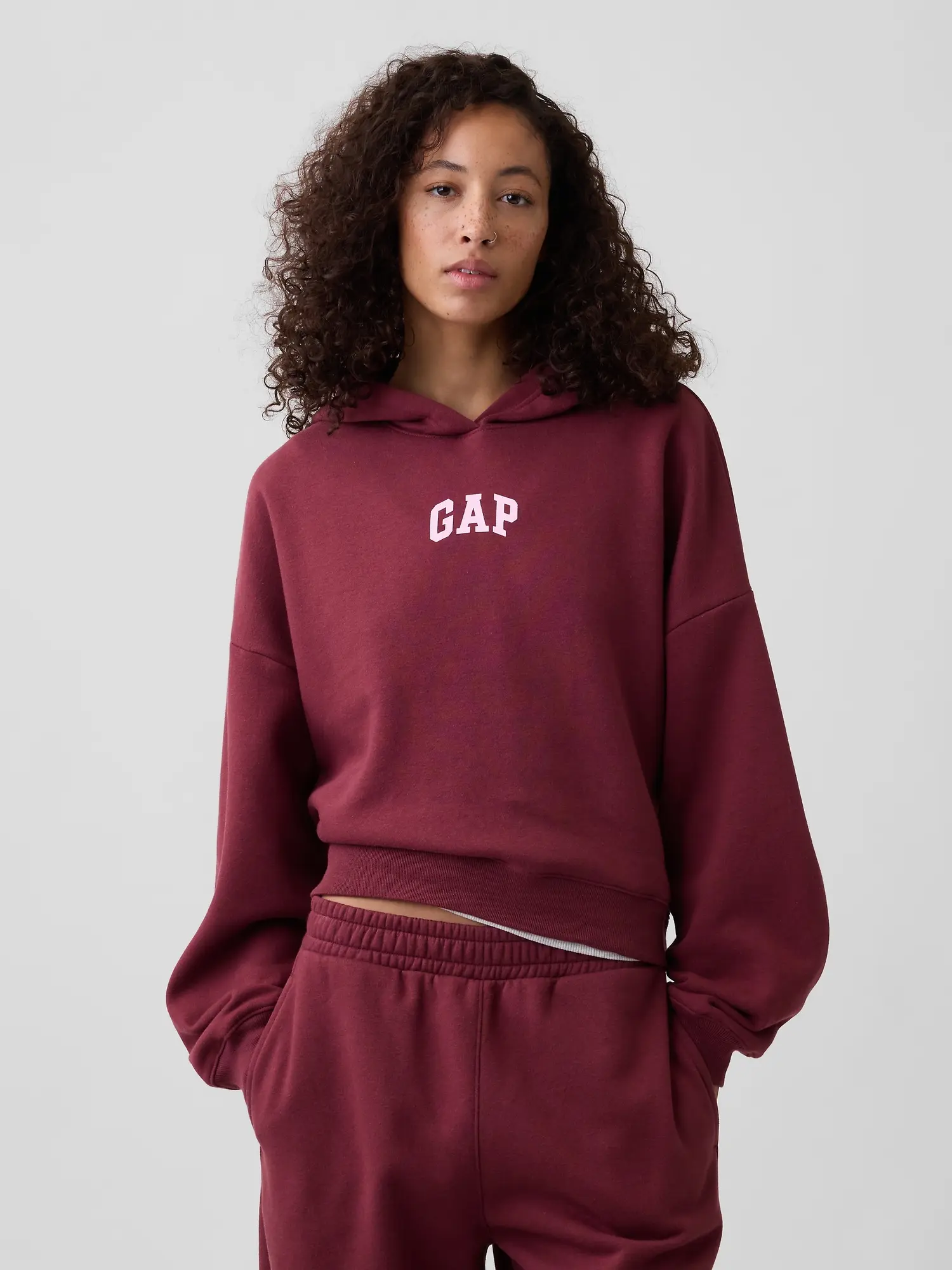 GAP Dámská Crop Mikina s Logom