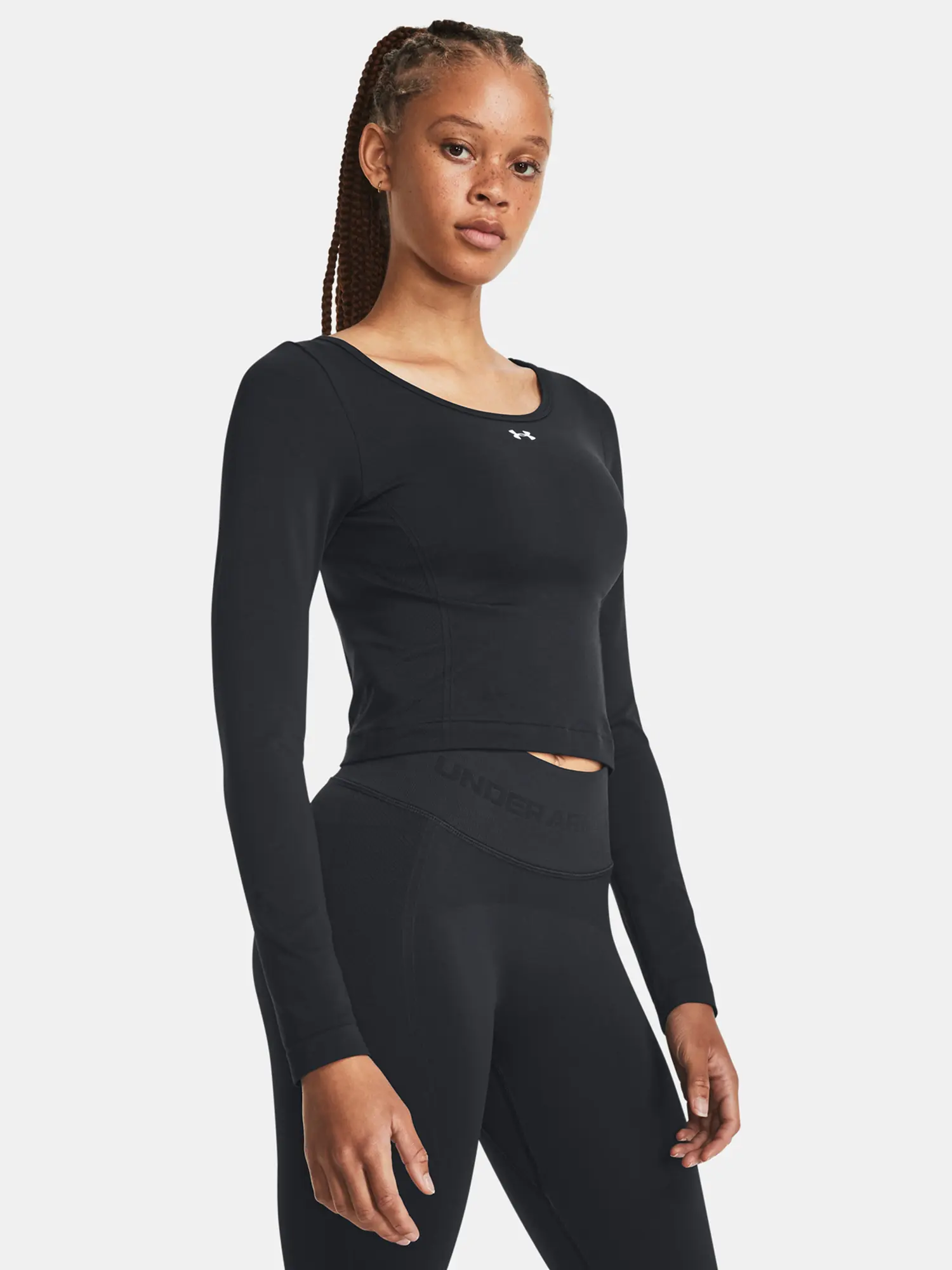 Under Armour Tričko UA Train Seamless LS-BLK - Dámské