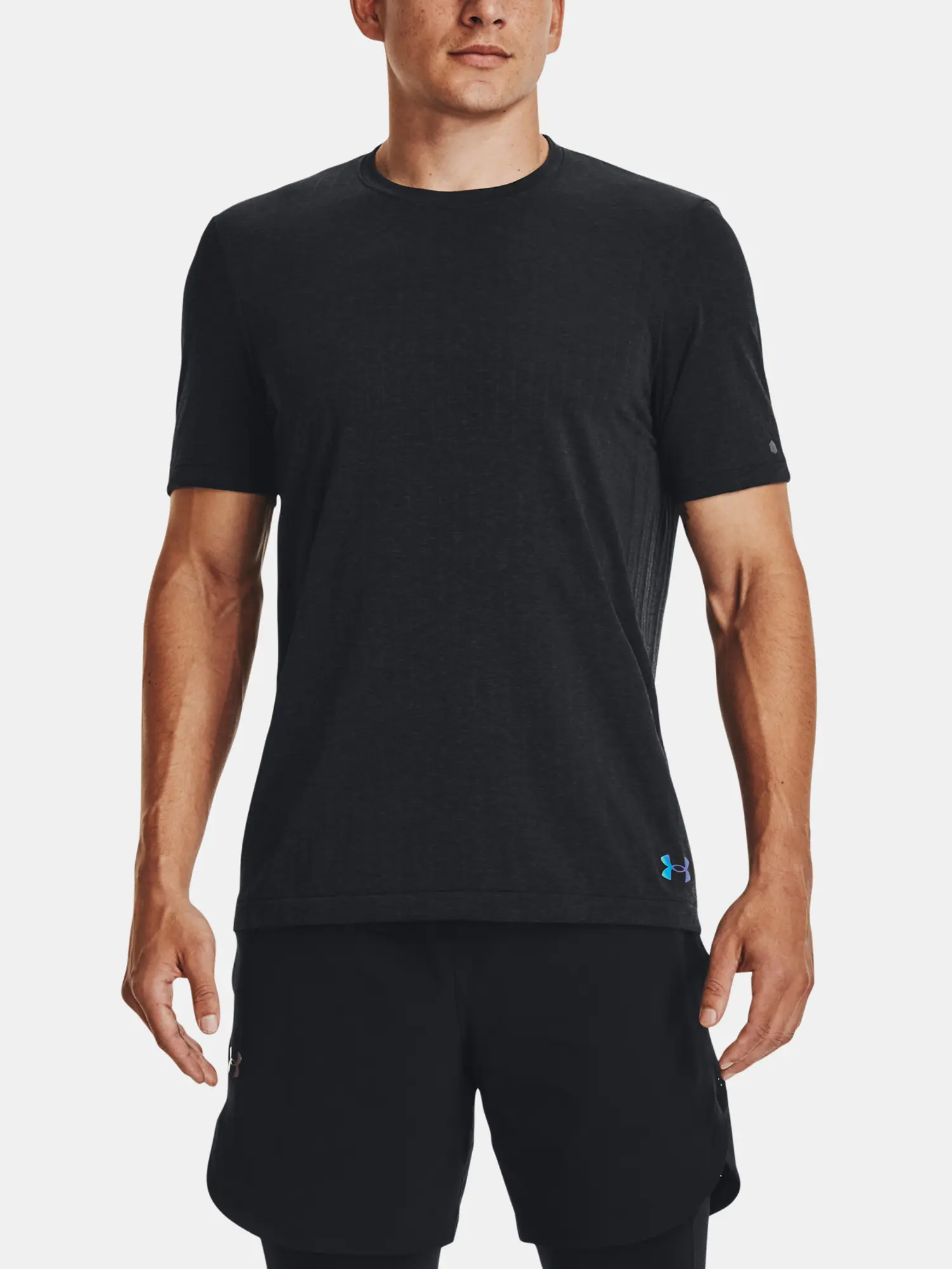 Under Armour Tričko UA Rush Seamless SS-BLK - Pánské